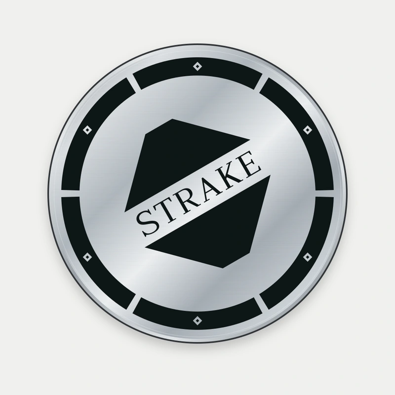 Silver STRAKE centre cap with black nail-head artwork